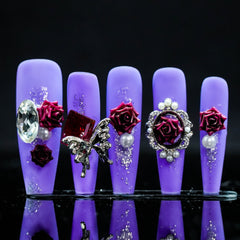 The Flower of Salvation· Luxurious Handmade Nails